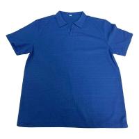 24 Nueva colección de verano transfronteriza europea y americana: Peco Waffle Camiseta de manga corta para hombre con cuello - details 16