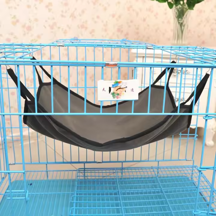 Hamaca colgante para cama de gato, esterilla de cojín suave para casa de gato, cesta de refrigeración para mascotas, tapiz, accesorios para mascotas, Verano - 1
