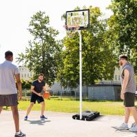 Canasta de Baloncesto Portátil con Ruedas Altura Ajustable Aro de Baloncesto - details 1