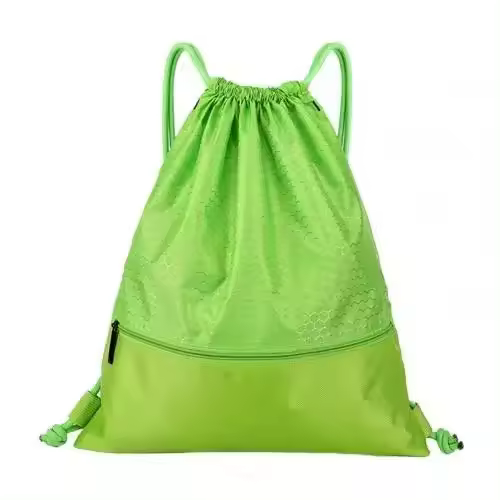 Mochila Deportiva Ligera Simple con Bolsillo de Cremallera para Hombres y Mujeres - 1