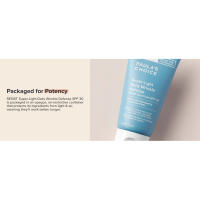 This SPF is packaged for potency with an opaque, air-restrictive tube for max formula protection.