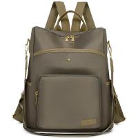 Bolso de mujer, nueva mochila con textura de cuero suave, estilo coreano, mochila escolar retro de moda, bolso de viaje de tendencia de color sólido simple - details 1