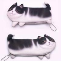 Cute Korean Cat Pencil Case - Student Stationery Bag, Cosmetic Bag, Coin Purse - details 9