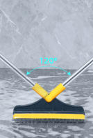 Nueva Escobilla De Limpieza Para El Hogar Con Mango Largo Cepillo De Cerda Para Huecos De Inodoro Herramienta De Limpieza Para Esquinas Y Ralladuras De Piso Y Ventanas V-Shape Ecológica Y Recargable - details 10