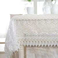 Mantel semitransparente bordado Ense blanco, juego de mesa de centro, tela floral de restaurante para decoración de bodas - details 0