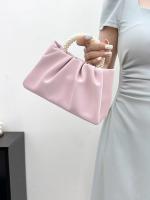 Bolso pequeño francés plisado, bolso pequeño de perlas de hadas de alta gama, bolso de mensajero tipo nube suave para niña - details 25