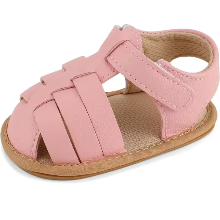 Sandalias Bebé Niña Zapatos Verano Plano con Suela Goma Antideslizante - 1