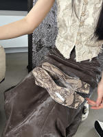 Nuevas sandalias de cuña de cabeza cuadrada de moda simples y versátiles zapatillas de tacón alto transparentes zapatos de mujer con punta abierta - details 15