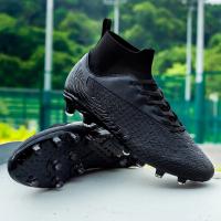 Zapatos de Fútbol de Caña Alta AG/FG Cleats para Hombres y Niños Deportivas de Entrenamiento para Adultos y Niños - details 13