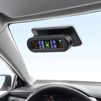 Sensores TPMS para coche, sistema de supervisión de presión de neumáticos, ordenador a bordo, diagnóstico Solar/USB, todoterreno, 4x4, accesorios para automóviles - details 5