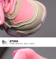 -6 años de edad 3 niños zapatillas de deporte de lana cálidas niñas zapatillas para correr - details 3