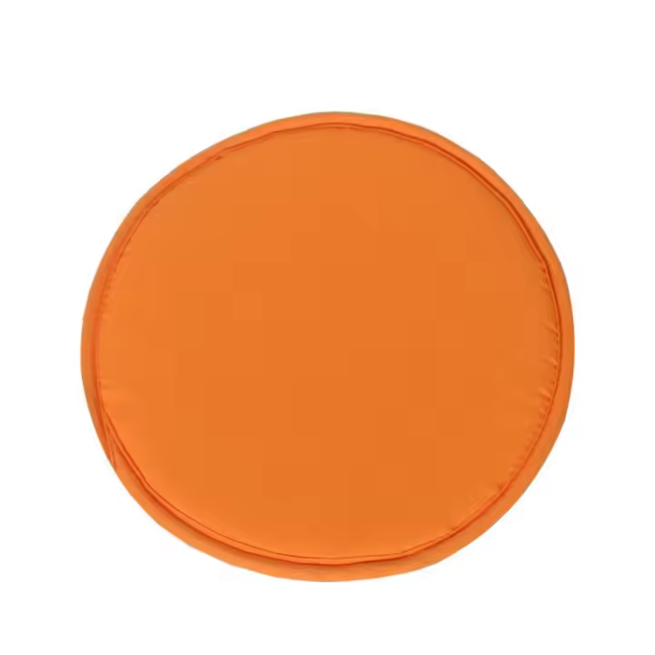 Cojín redondo de esponja suave para silla, cojín Circular de Color sólido para silla, cojín lavable antiincrustante para taburete, oficina - 1