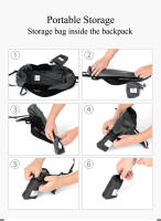 Mochila De Camping Naturehike 18L Ultraligera Y Impermeable De Nylon Plegable Para Hombres Y Mujeres Deporte Y Viaje - details 12