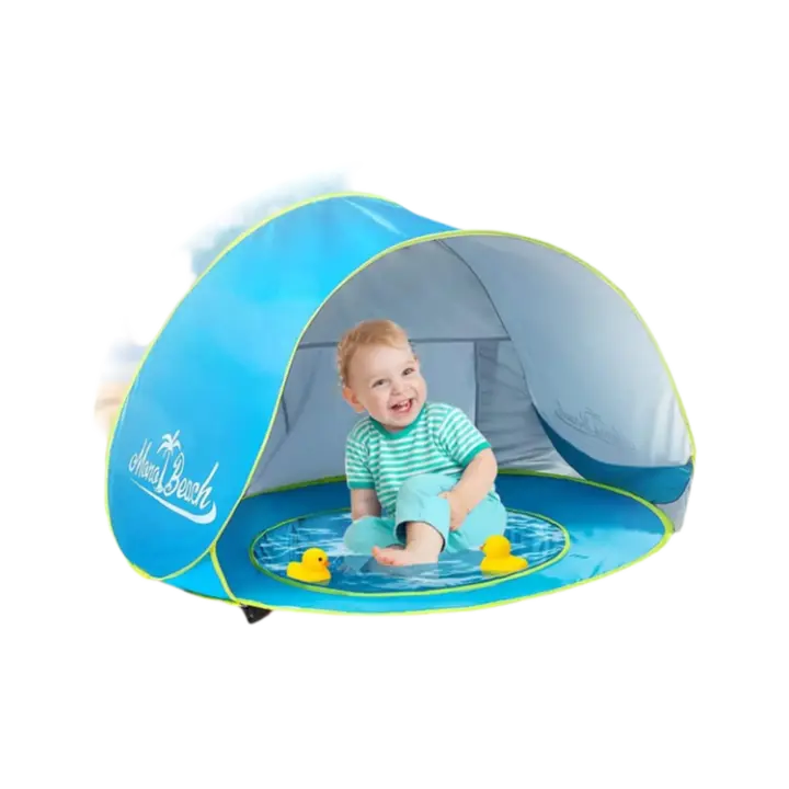 Tienda de playa para bebés, refugio solar con protección UV, juguetes infantiles para exteriores, casa de juegos, juguetes para niños - 1