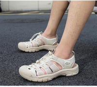 Sandalias Casuales de Cuero de Vaca de Gran Tamaño Zapatos de Playa para Hombres y Mujeres - details 11