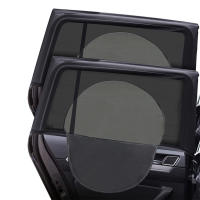 Cubierta de Sol para Ventana Delantera y Trasera de Coche Nueva Protección UV de Doble Capa con Cierre de Cremallera Lining Anti-Mosquito para Ventana Lateral - details 6