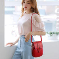 Bolso Cruzado de Cuero PU para Mujer Diseño Sencillo Marca Retro Bolsos de Mano Primavera - details 6