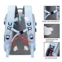Mochila para mujer con compartimento para zapatos, estuche para portátil de 39,62 cm, mochila para senderismo y multicompartimentos aprobada, - details 0