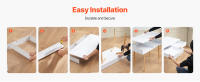 SucceBuy Escritorio compacto con cajones, mesa de estudio para niños para dormitorio, escritorio minimalista de madera para dibujar, leer, escribir - details 4