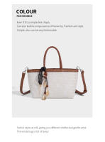 Bolso de mano de gran capacidad, nuevo bolso grande y versátil para mujer, bolso de hombro, bolso de cesta de verduras tejido elegante francés. - details 18