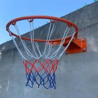 Red de malla de 12 bucles, aro de baloncesto de nailon, malla de llanta estándar - details 0