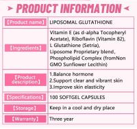 Glutatión liposomal Nutrientes avanzados para la piel Cápsulas blandas - details 6