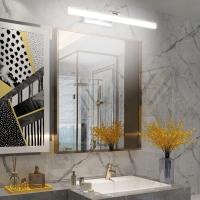 Lámpara LED de 32W Lámpara de espejo Aplique Blanco Frio 6000K Luz natural para Espejo Muebles de Maquillaje Aparato Montado en la Pared, Negro, 120CM - details 100
