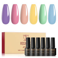 ROSALIND-Kit de esmalte de Gel para uñas, semipermanente UV Led, serie rosa, 7ml - details 11