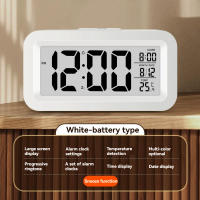 Reloj De Alarma Digital LED Con Luz De Fondo Multifuncional Para Escritorio Incluye Calendario Y Mostrador De La Fecha Y La Hora - details 4