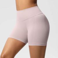 Pantalones cortos de gimnasio ajustados de estiramiento alto cómodos respirables deportivos de cintura para mujer, ropa deportiva para mujer para - details 9
