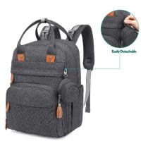 Mochila GRANDE para cambiar pañales, bolso multifuncional para bebé con cambiador portátil - details 8