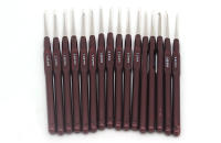 Juego de agujas de tejer con mango de plástico, ganchos de ganchillo de 0,5mm-2,5mm, Set de 16 unidades - details 4