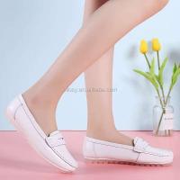 Zapatos de moda con parte superior plana y de cuero suave, zapatillas ligeras para mujer - details 1