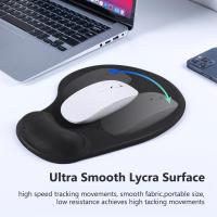 Alfombrilla Ratón Reposamuñecas Gaming Mouse Pad Ergonómica con Apoyo de Gel Alfombra Raton para Ordenador,reposamuñecas Raton con Base de PU Antideslizante - details 2