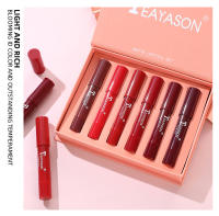 Set de Labiales Mate No Pega Caja de Regalo de 6 Colores Labial de Gran Rojo - details 4