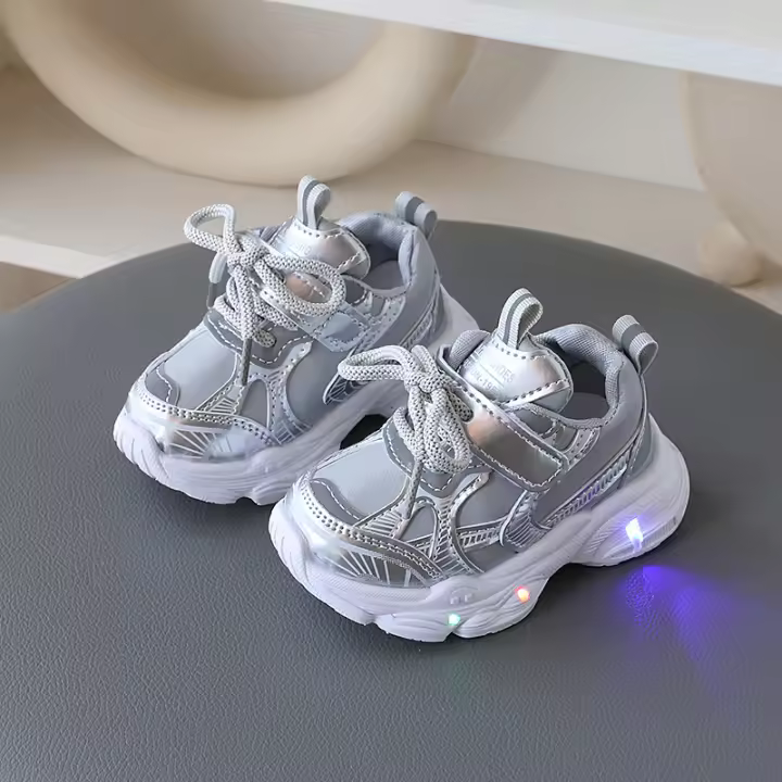Nuevas zapatillas antideslizantes que destellan para correr - 1