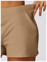 Pantalones cortos deportivos casuales y sueltos de nylon para yoga y ejercicios de autómneo y invierno acero inoxidable rápido secado - details 19