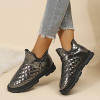 Botas cálidas de nieve para mujer, botines de felpa con hebilla, invierno, 2023 - details 12