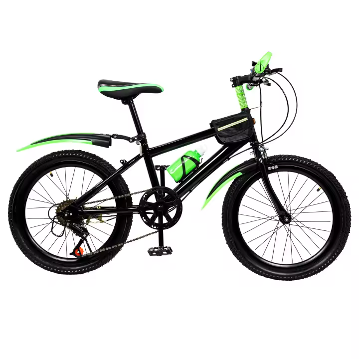 Bicicleta de Montaña de Acero Inoxidable con 7 Velocidades Ajuste de Altura Kettle+Soporte - 1