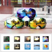 Gafas de esquí antivaho de doble capa para adultos, gafas de Snowboard para nieve, gafas de moto de nieve, máscara de esquí para deportes al aire libre, nuevo - details 1