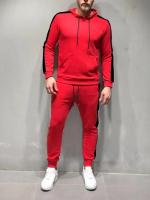 Traje informal para hombre, traje para correr para deportes al aire libre, sudadera con capucha y pantalones de chándal, moda 2025 - details 9