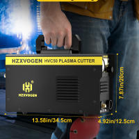 HITBOX 40Amps Plasma Cutter, Touch Pilot ARC DC Air Plasma Cutting Machine HVC50 220V Digital Plasma Cutter Clean Cut 13mm - details 4