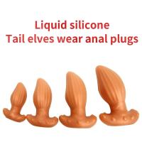 Enorme Plug de Anal de Silicona Estimulador de Prostatea y Espot de Gatillo para Hombres y Mujeres - details 0