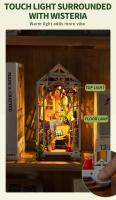 Kit de Jardín de Casa Robotime Rolife Inserción de Estante de Libros Fácil - details 2