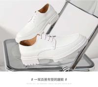 Zapatos de vestir de diseñador para hombre con borde cruzado y zapatos casuales de punta alta de cuero Oxford fáciles de usar talla grande nuevo estilo - details 8