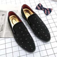2023 nuevo vestido informal de moda para hombre, zapatos de cuero ligeros puntiagudos grandes para fiesta de boda - details 3