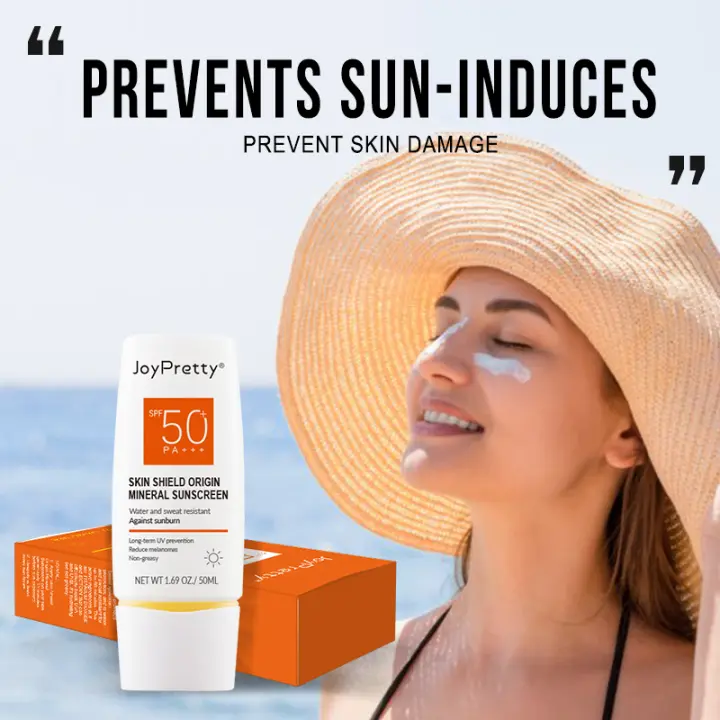 JoyPretty-protector solar para el cuerpo y la cara, crema solar blanqueadora, bloqueador solar, crema protectora para la piel, control de aceite, hidratante, SPF 50, cuidado del cuerpo - 1