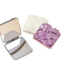 Espejo de Maquillaje Plegable Mini Tocador Cuadrado Espejos de Mano Portátiles - details 0