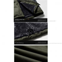 Chaquetas de esquí para hombre，Impermeable con forro polar cálido，Con tapa a prueba de viento，Adecuado para Senderismo y viajes - details 10