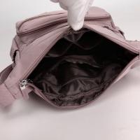 Bolso de hombro de nailon con múltiples bolsillos, bolso cruzado ligero de Color sólido a la moda, bolso portátil de estilo coreano con múltiples bolsillos con cremallera - details 1